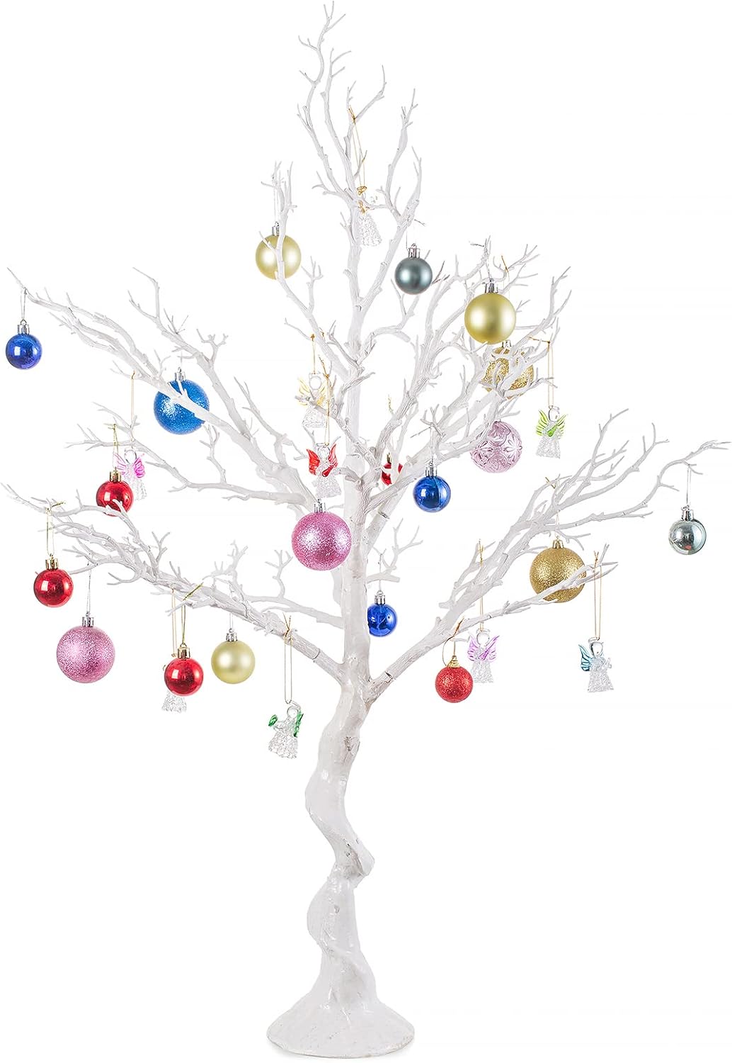 Nuptio Gold Christmas Tree Branch Artificial 22.8 inch Tall Manzanita Tree Centerpiece Wedding Centerpieces for Tables, Decorative Ornament Display Tree Branches for Decoration Weddings (1 Pc)