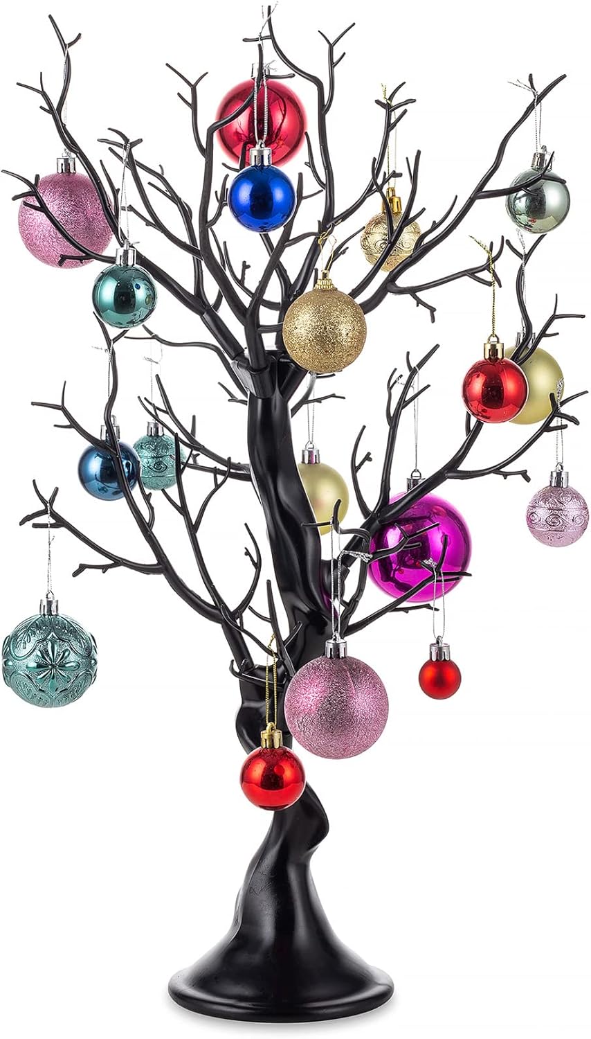 Nuptio Gold Christmas Tree Branch Artificial 22.8 inch Tall Manzanita Tree Centerpiece Wedding Centerpieces for Tables, Decorative Ornament Display Tree Branches for Decoration Weddings (1 Pc)