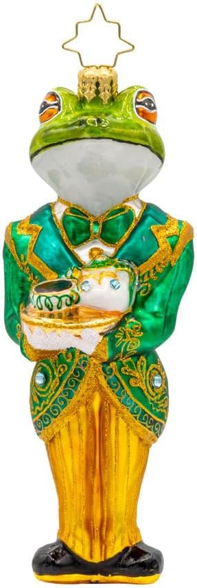 Christopher Radko Hand-Crafted European Glass Christmas Tree Decorative Ornament, Festive Fox