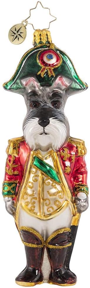 Christopher Radko Hand-Crafted European Glass Christmas Tree Decorative Ornament, Festive Fox