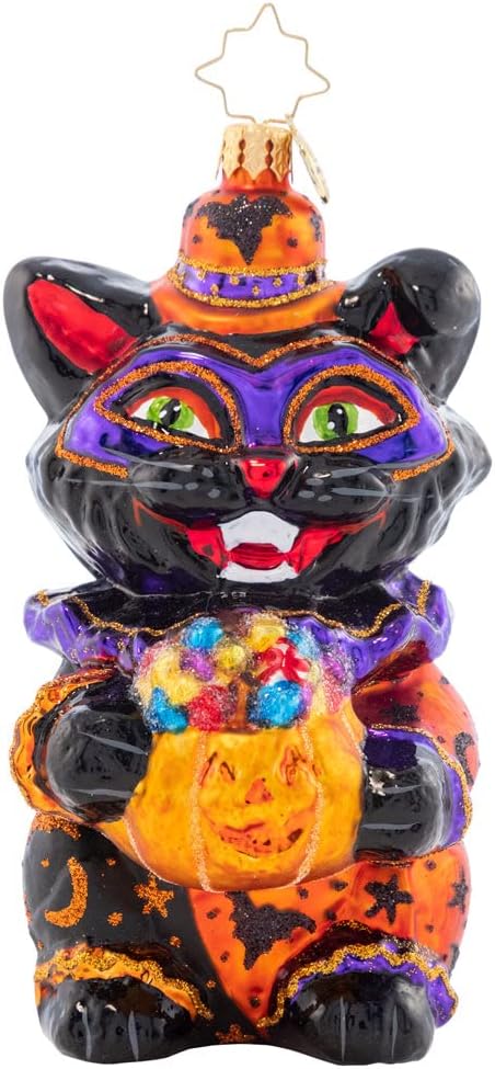 Christopher Radko Hand-Crafted European Glass Christmas Tree Decorative Ornament, Festive Fox