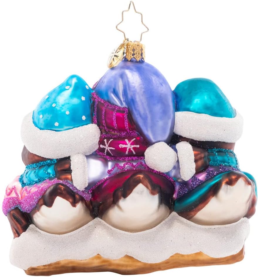 Christopher Radko Hand-Crafted European Glass Christmas Tree Decorative Ornament, Festive Fox