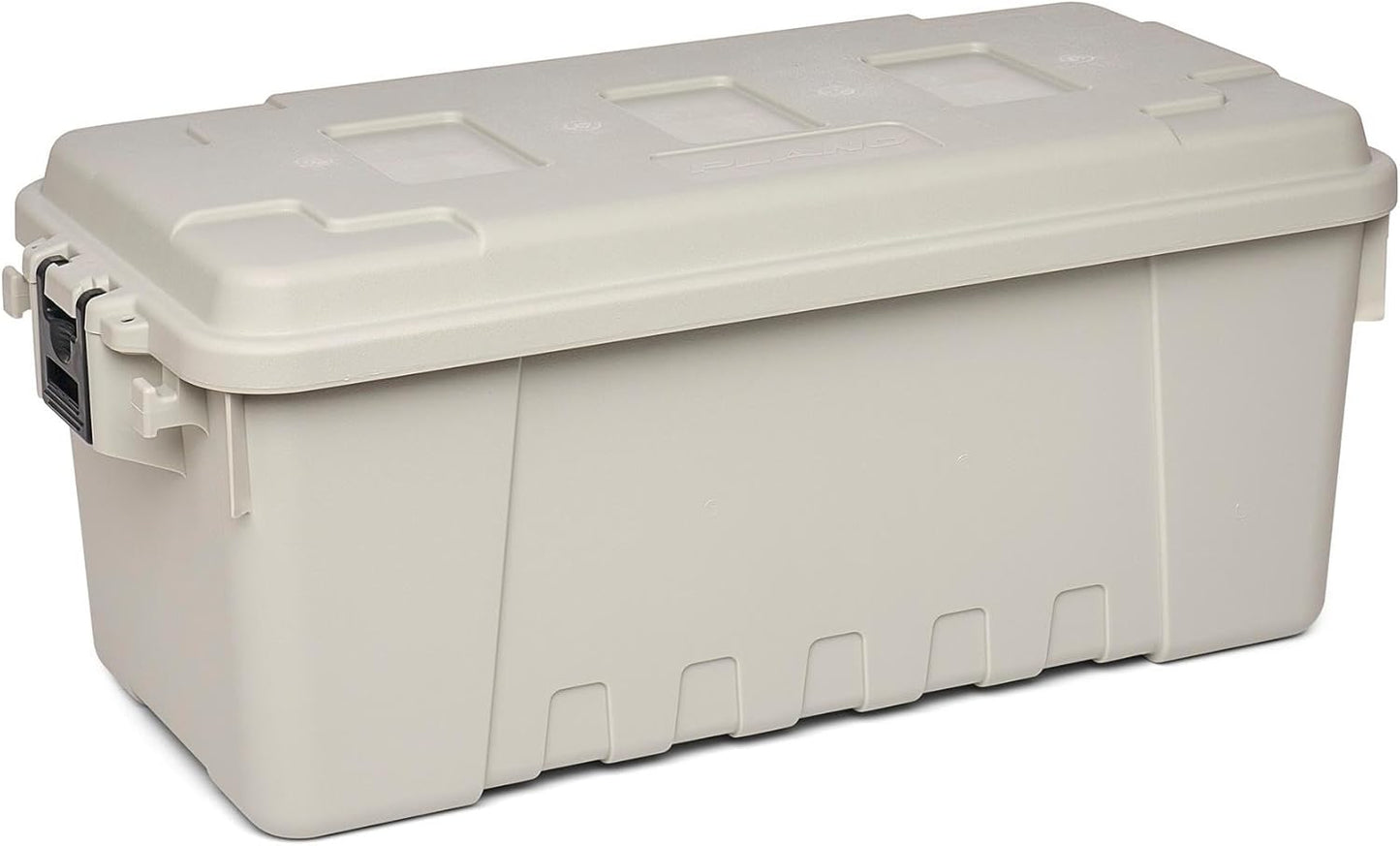 Plano Sportsman Trunk with Wheels, Black, 108-Quart, Lockable Storage Box, Rolling Sportsman Trunk, Hunting Gear and Ammunition Bin, Heavy-Duty Containers for Camping, Large