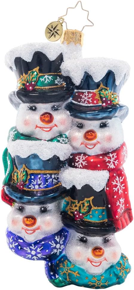 Christopher Radko Hand-Crafted European Glass Christmas Tree Decorative Ornament, Festive Fox