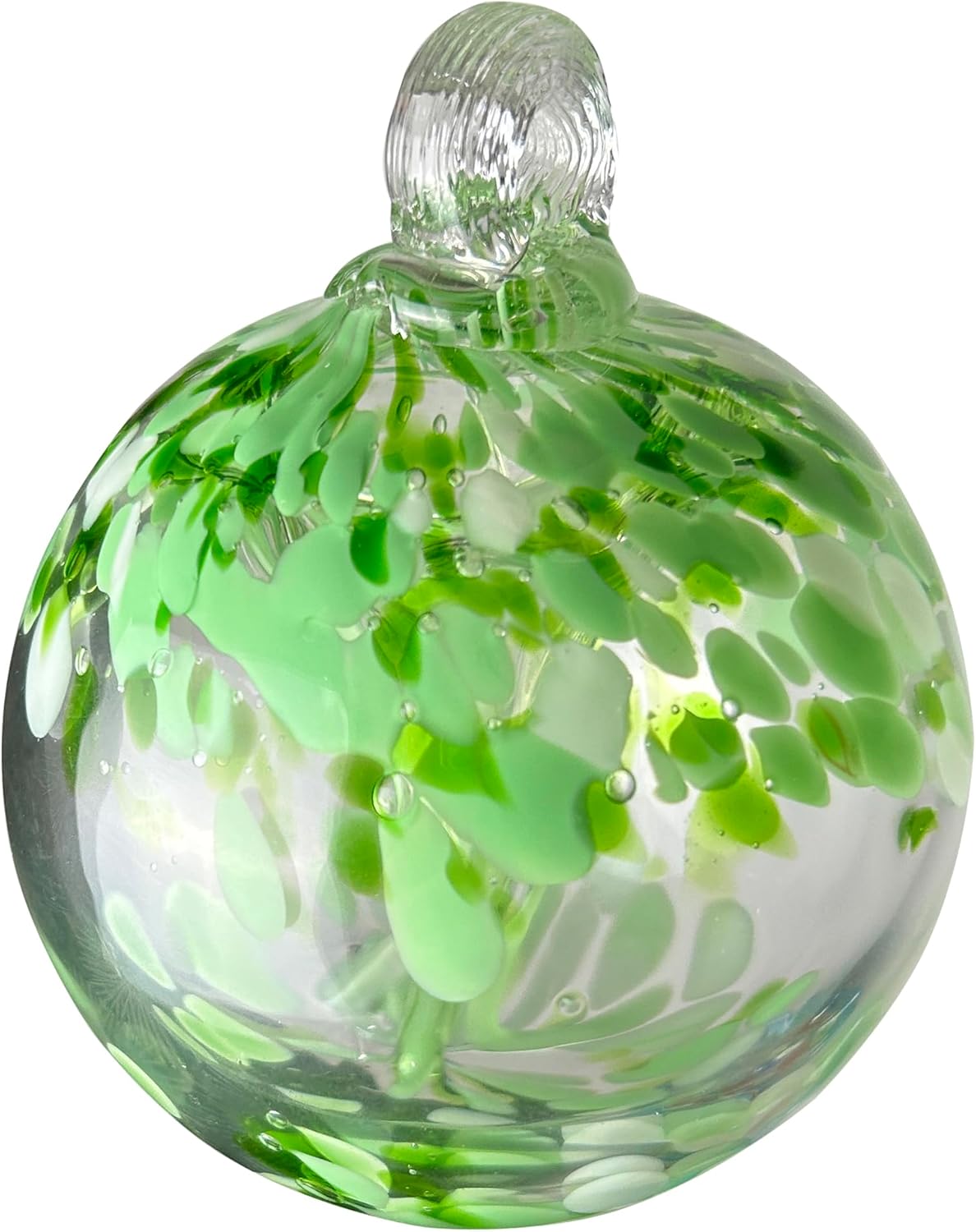 Dale Tiffany Hand Blown Glass, 3" Diameter Royal, Tree of Life Collection, Witch Globe Hanging Garden Indoor/Outdoor Decorative Ornament Gazing Ball