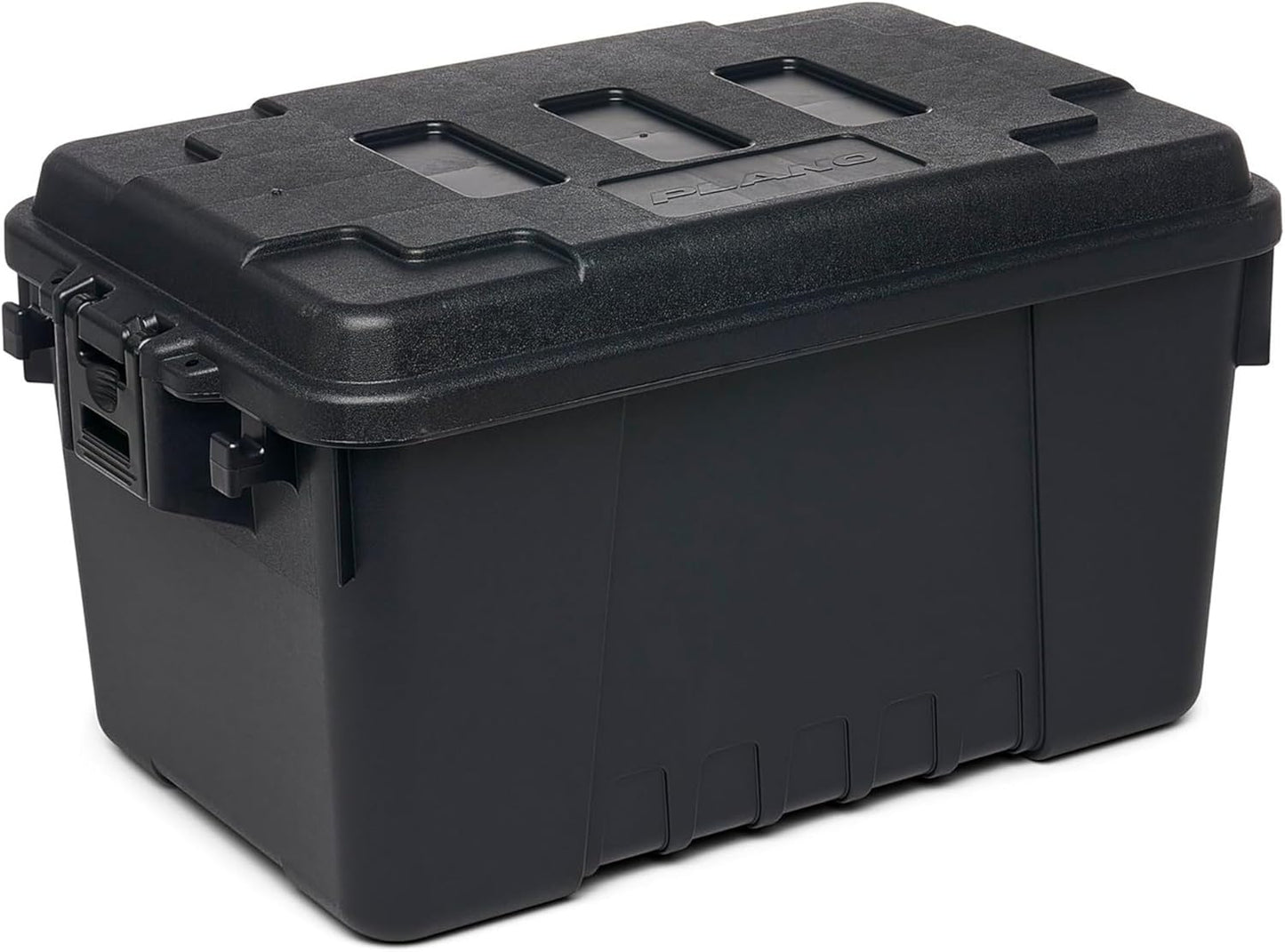 Plano Sportsman Trunk with Wheels, Black, 108-Quart, Lockable Storage Box, Rolling Sportsman Trunk, Hunting Gear and Ammunition Bin, Heavy-Duty Containers for Camping, Large