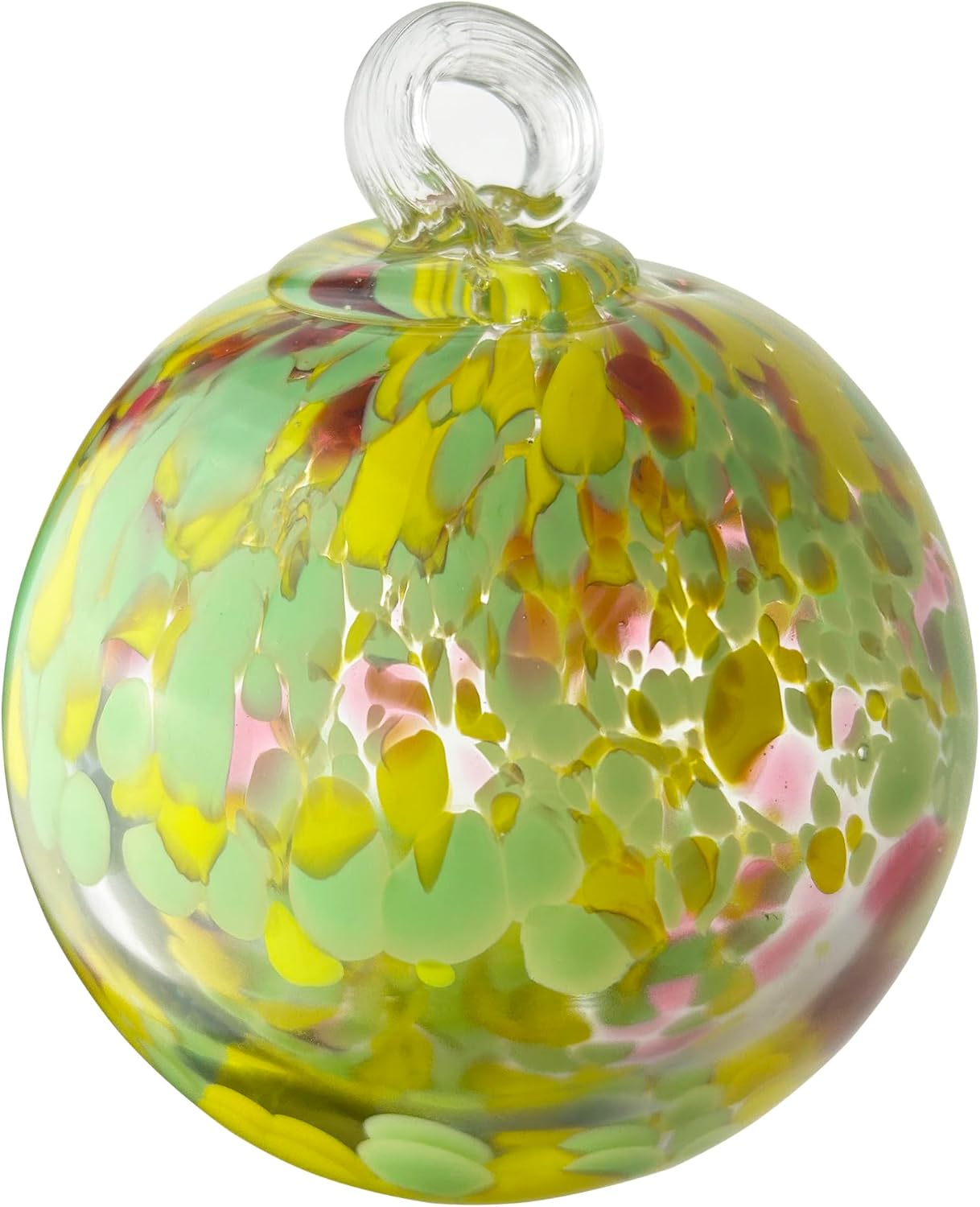 Dale Tiffany Hand Blown Glass, 3" Diameter Royal, Tree of Life Collection, Witch Globe Hanging Garden Indoor/Outdoor Decorative Ornament Gazing Ball