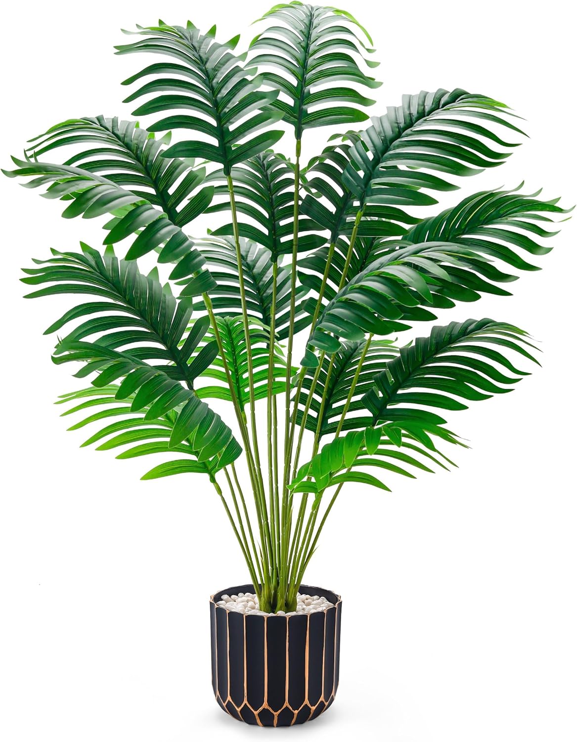 Der Rose Fake Plants Tall 28'' Artificial Monstera Faux Plants Indoor for Living Room Home House Decor