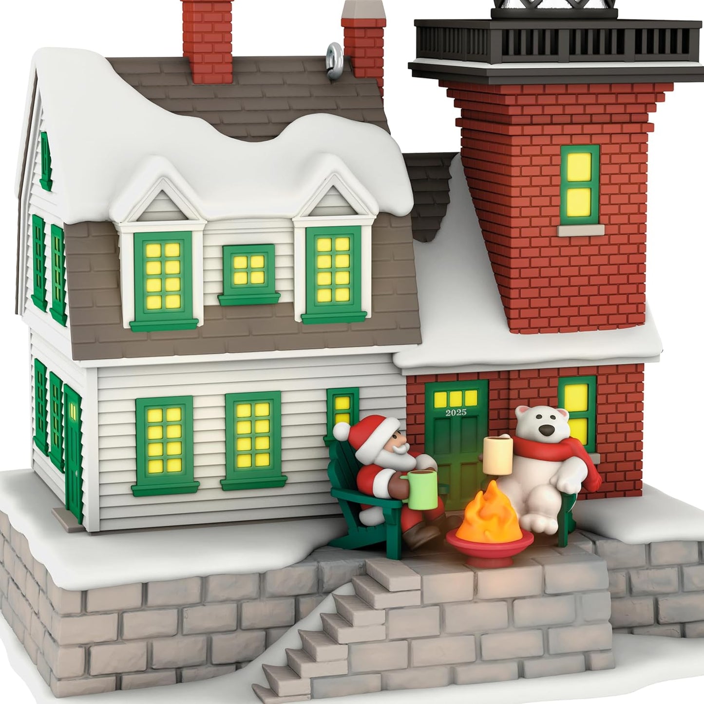 Hallmark Keepsake Christmas Ornament 2025, Holiday Lighthouse 2025 with Light, Gifts for Christmas Lovers