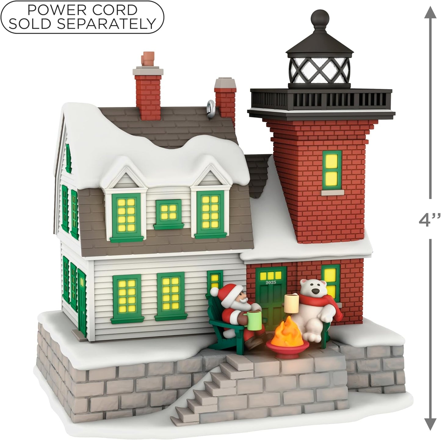 Hallmark Keepsake Christmas Ornament 2025, Holiday Lighthouse 2025 with Light, Gifts for Christmas Lovers
