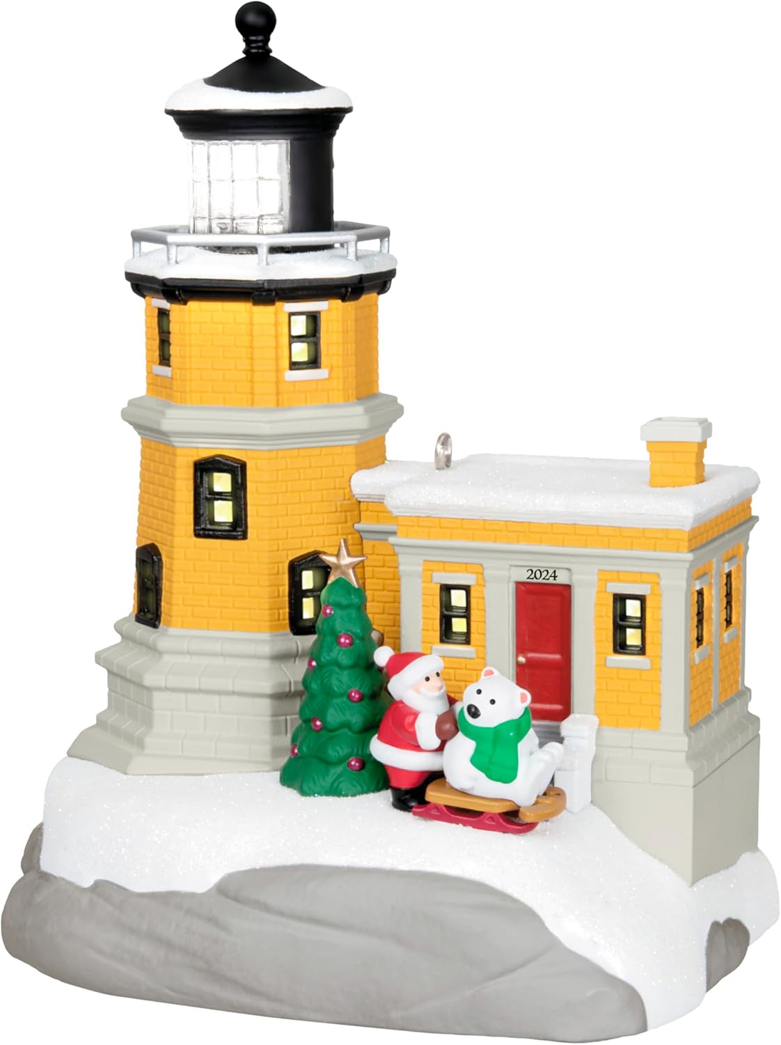 Hallmark Keepsake Christmas Ornament 2025, Holiday Lighthouse 2025 with Light, Gifts for Christmas Lovers